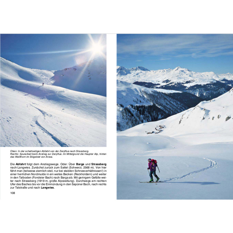 Rother Rund um Davos Skitourenführer