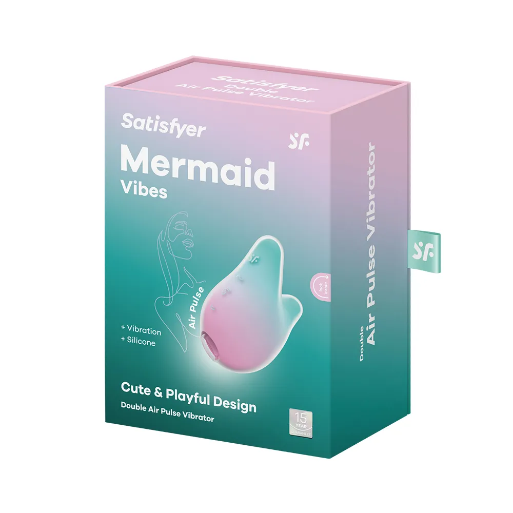 Satisfyer Mermaid Vibes Mint/Pink - 1 stk.