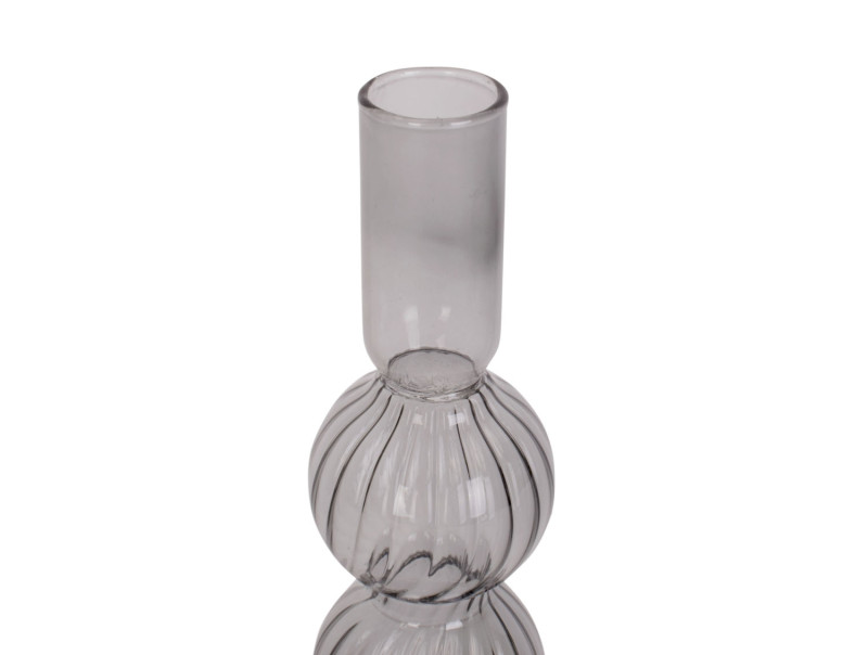 Candle Holder Swirl Bubbles