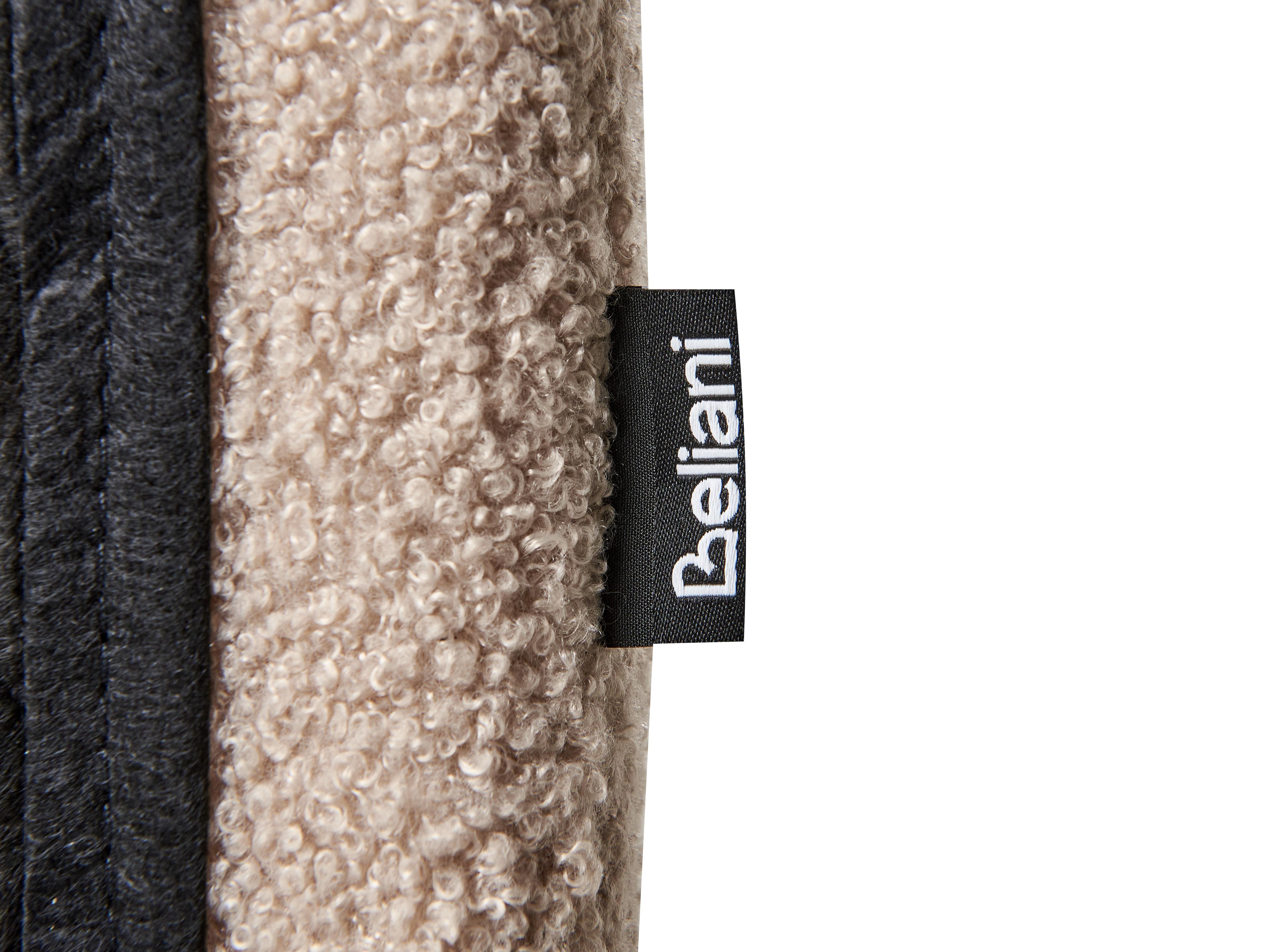 Bed met opbergruimte Bouclé BLAGNAC 180 x 200 cm Beige