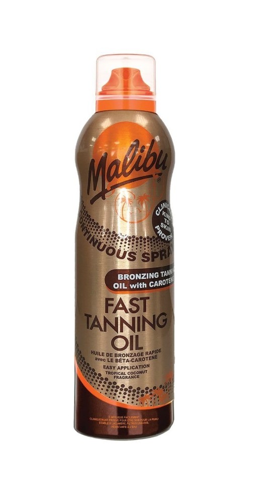 Malibu - Fast Tanning Oil Spray 175 ml - Solcreme