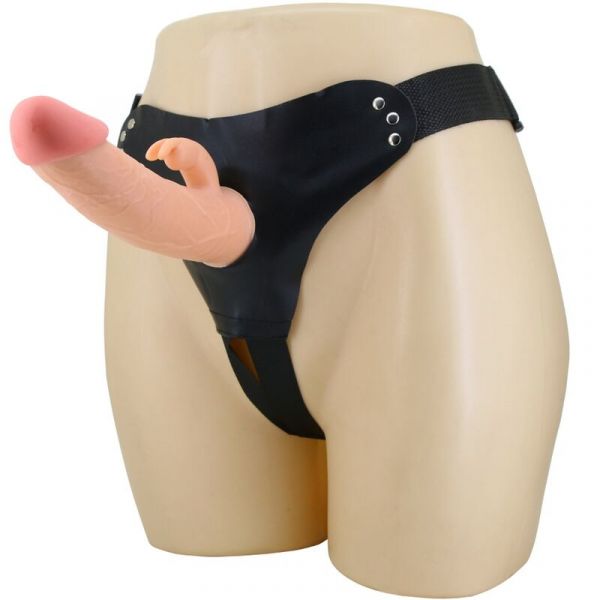 Pretty Love Mavis Harness Cuecas Universais Com Dildo 19 cm Natural