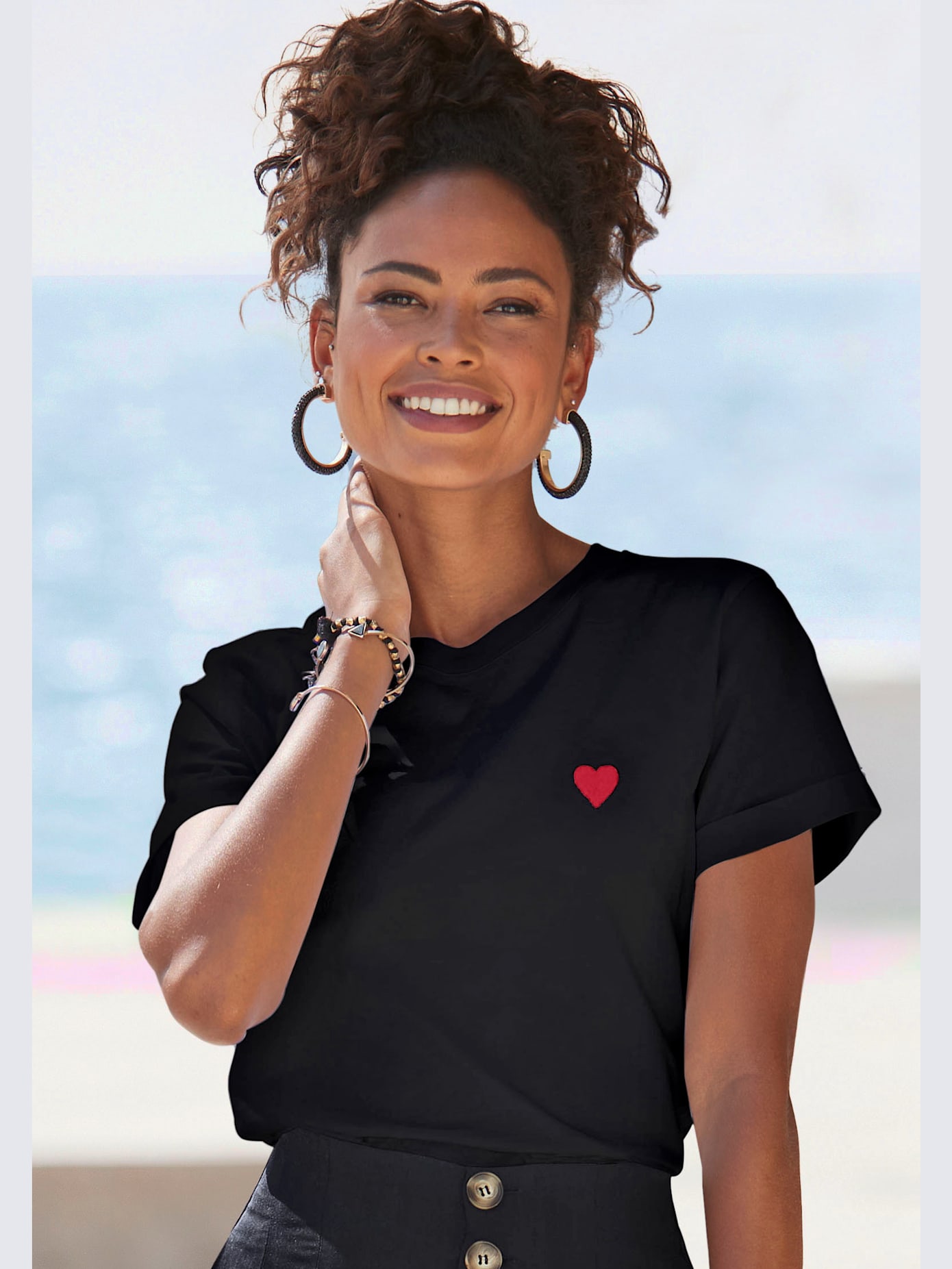 T-shirt encolure ronde