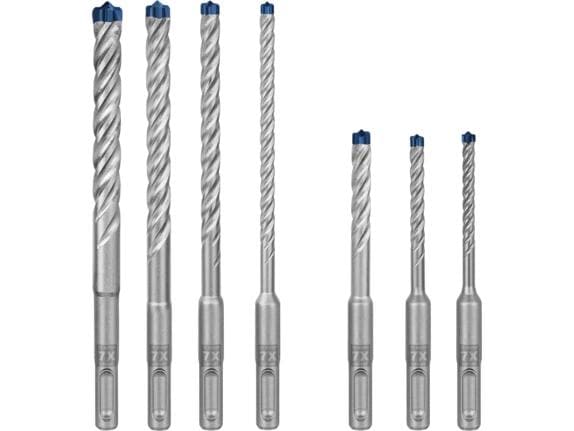 Bosch Professional Hammerbohrer-Set Expert SDS plus, 7-teil 7-teiliges Hammerbohrer-Set für Hammerbohrer