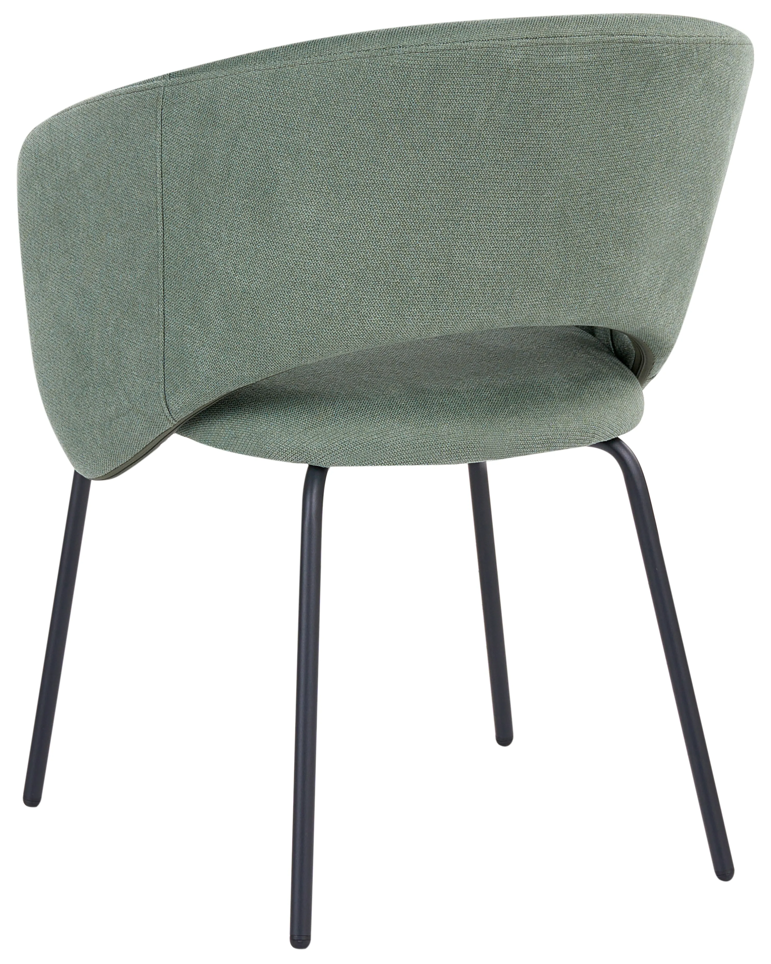 Set van 2 eetkamerstoelen BLAKELY Stof Lichtgroen