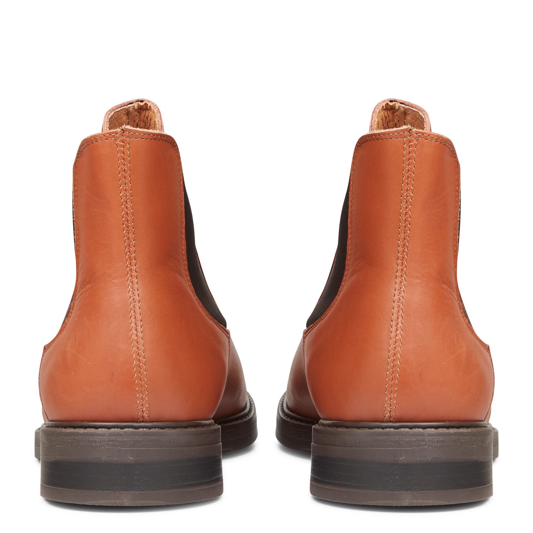 BLAKE - Chelsea boots élastiqués en cuir | Marron