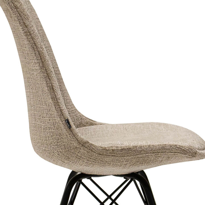 Eetkamerstoel - Bren beige | Industrieel design