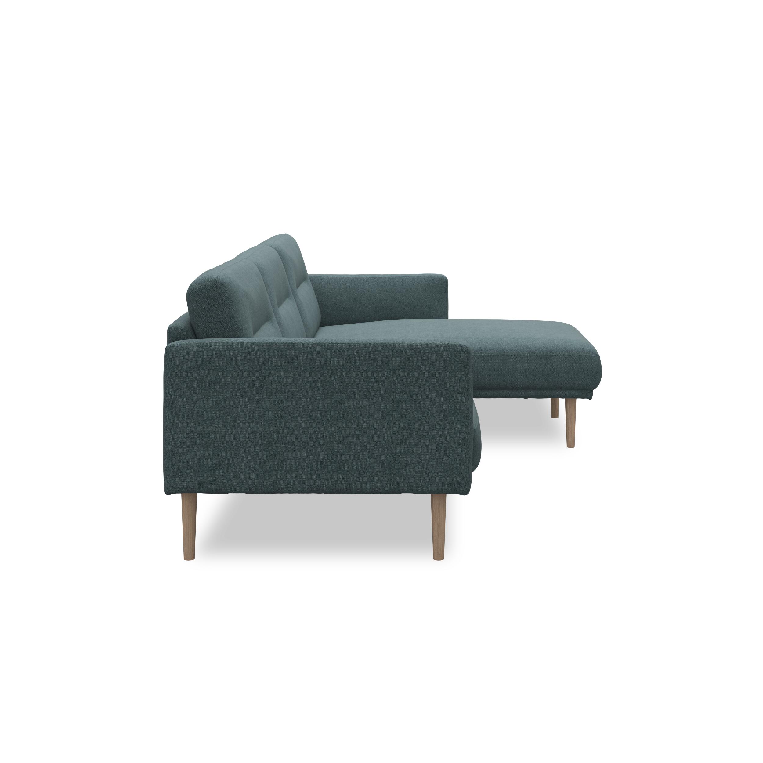 Larvik højrevendt sofa med chaiselong