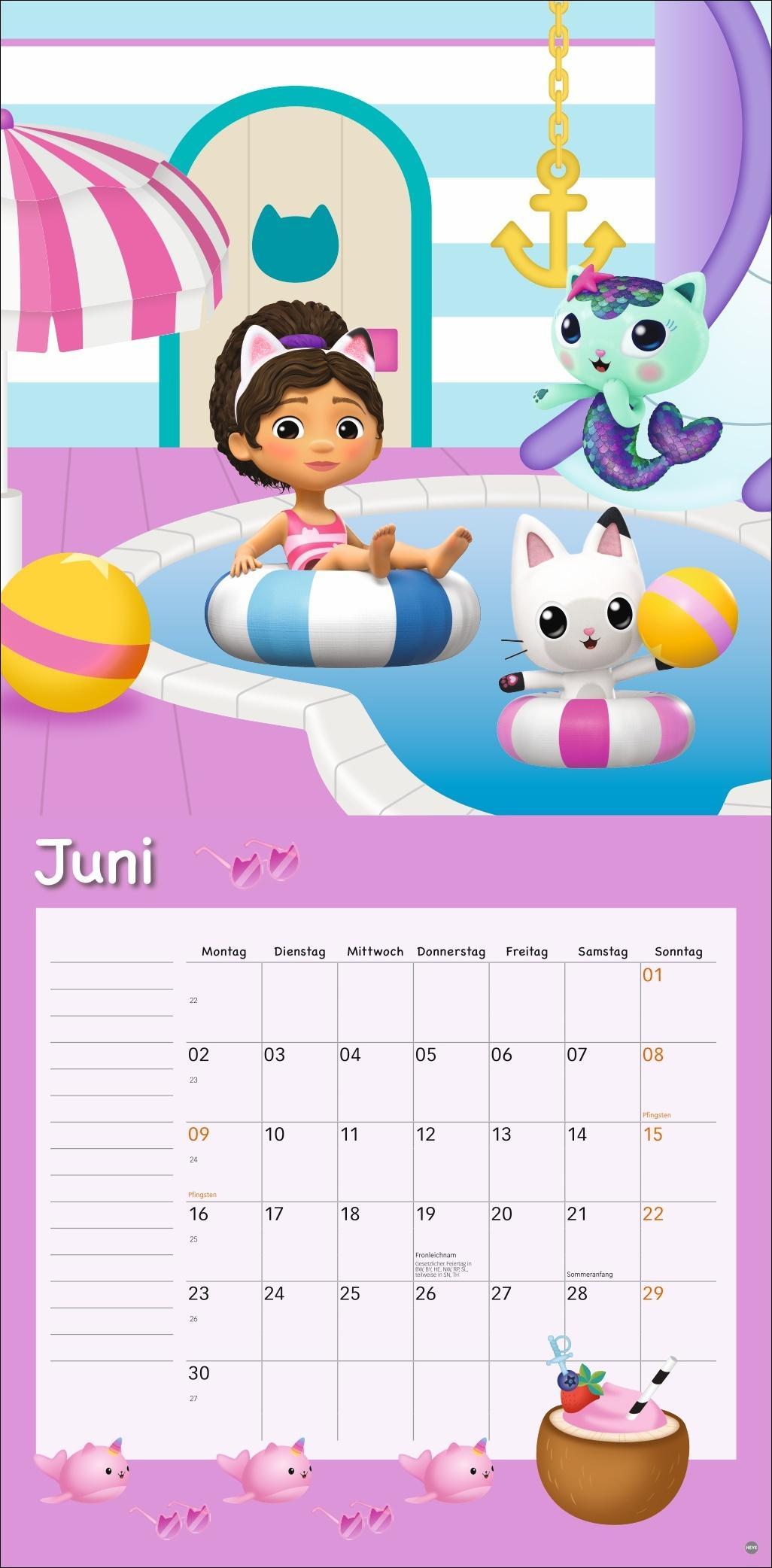 Gabby's Dollhouse  Broschurkalender 2025