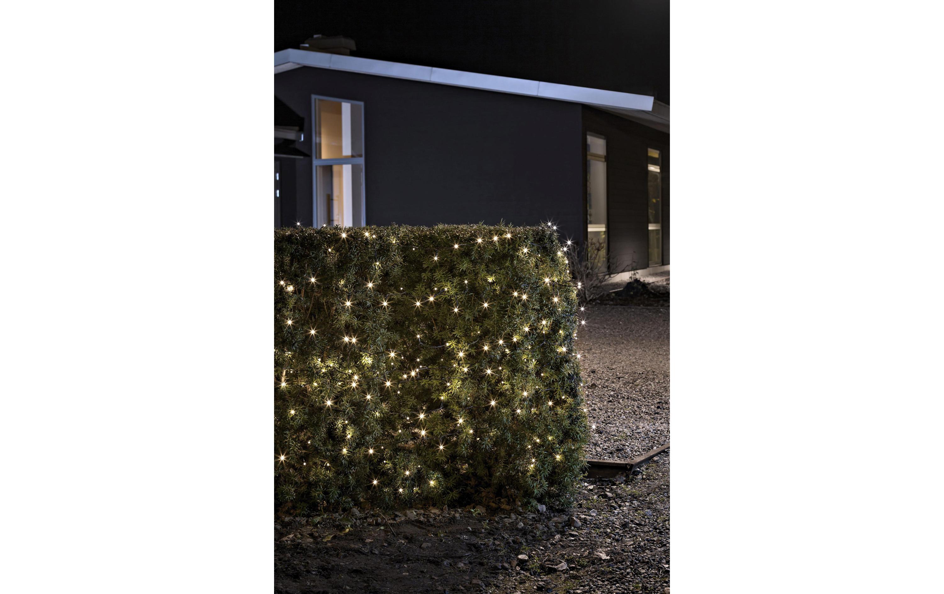 LED-Lichterkette 11.9 m Schwarz, Dämmerungssensor, OutdoorLED Lichterkette mit Lichtsensor
