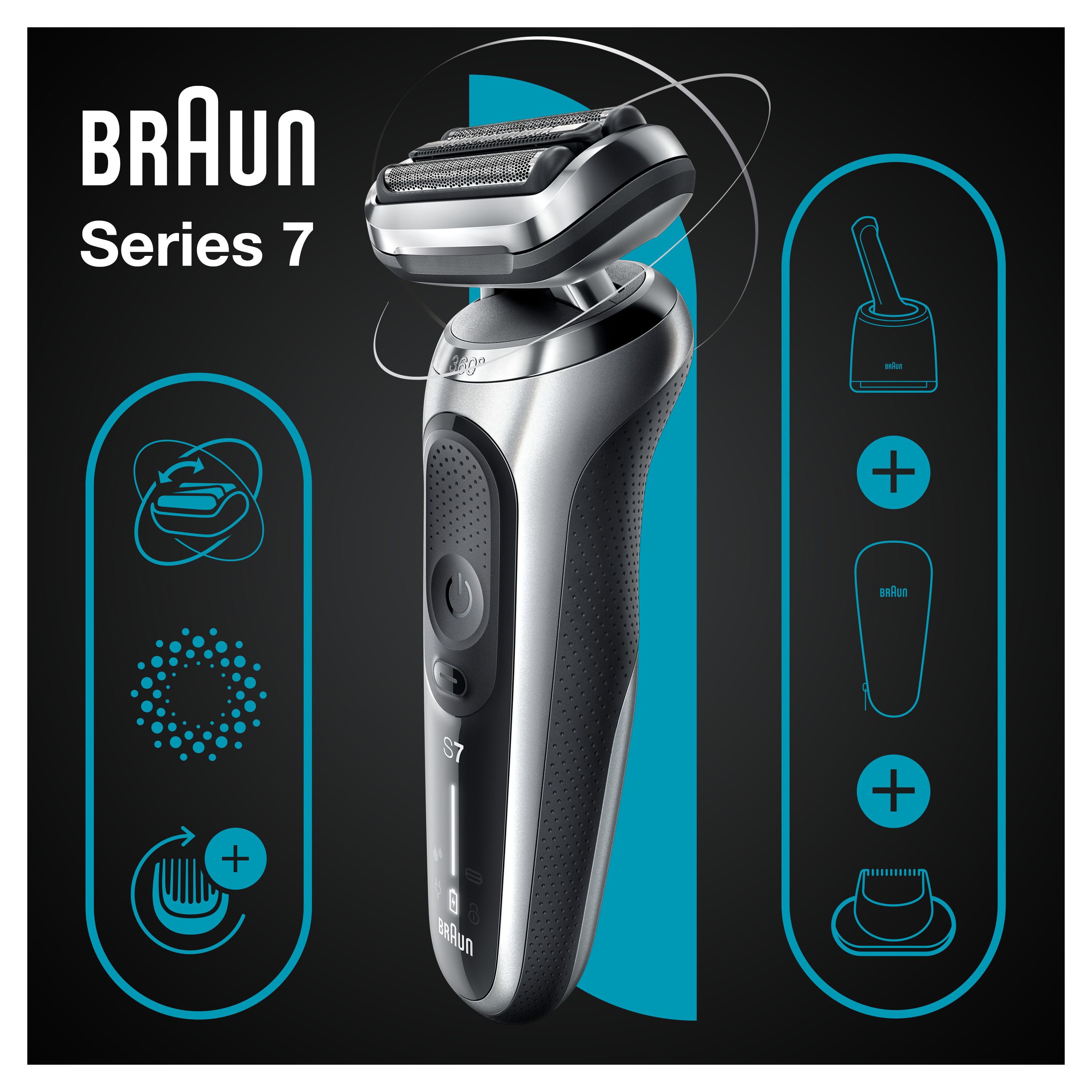 Braun - Elektrischer Rasierer für Männer 