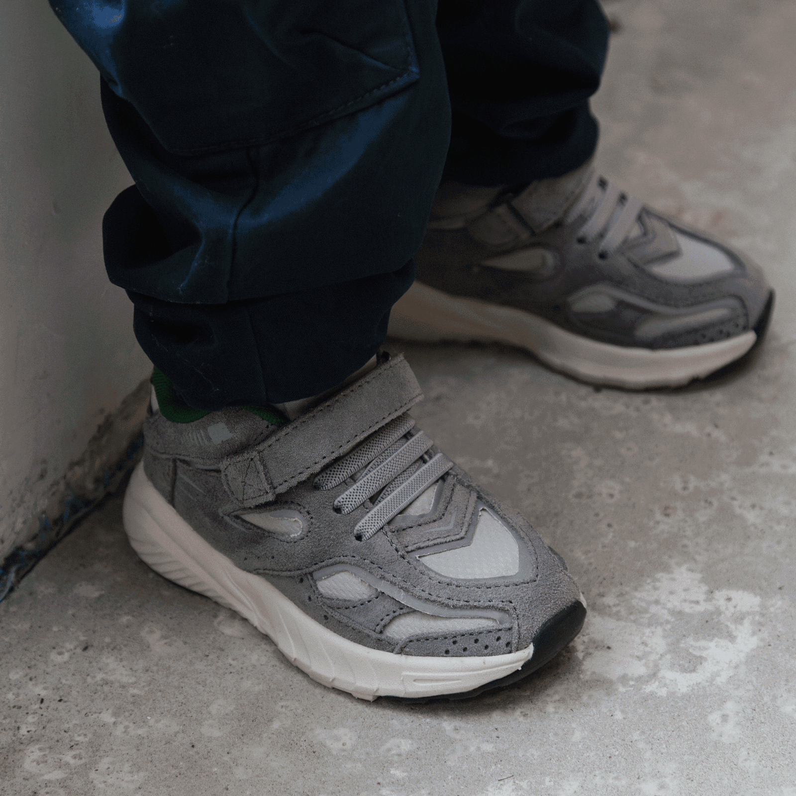 Shoesme sportlicher grauer Sneaker
