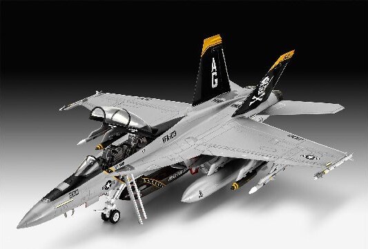 Revell - F/A-18F Super Hornet Fly Byggesæt - 1:72 - Level 4 - 03997