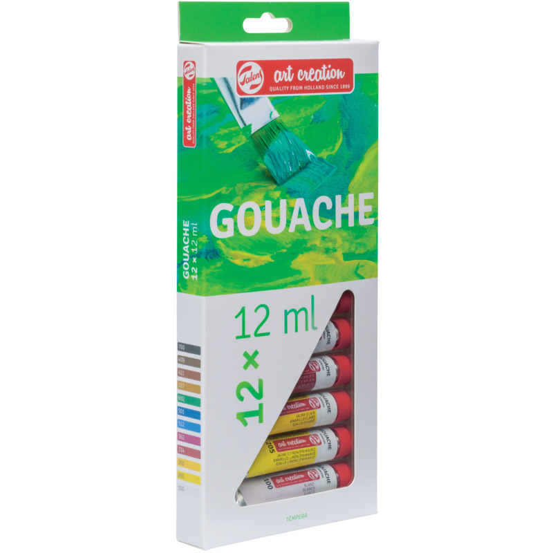 Talens Art Creation Gouache, 12 ml, assortiert, 12 Stück