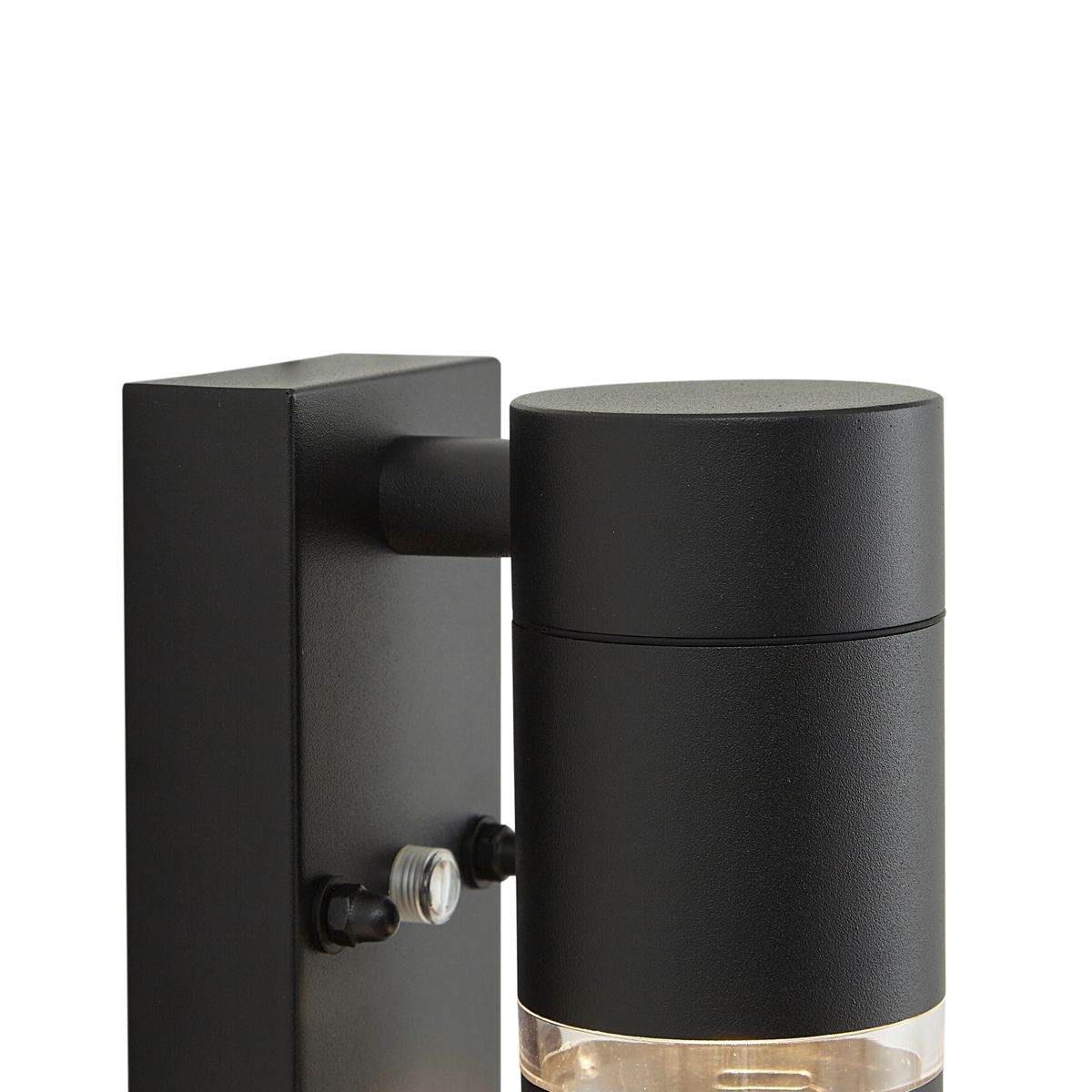 Moderne buiten wandlamp zwart IP44 met schemersensor - Ensam