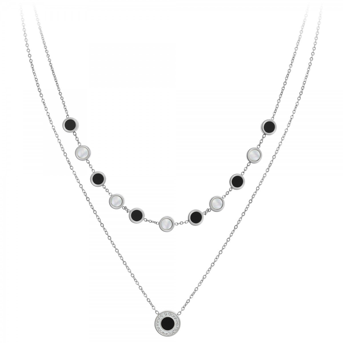 Collier SC Crystal orné de Cristaux scintillants
