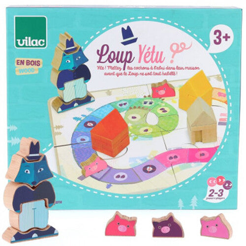 Vilac bordspel wolf en de drie biggetjes