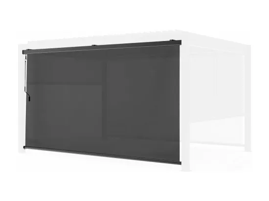 Store de Pergola - 370 x 204 cm - Gris anthracite