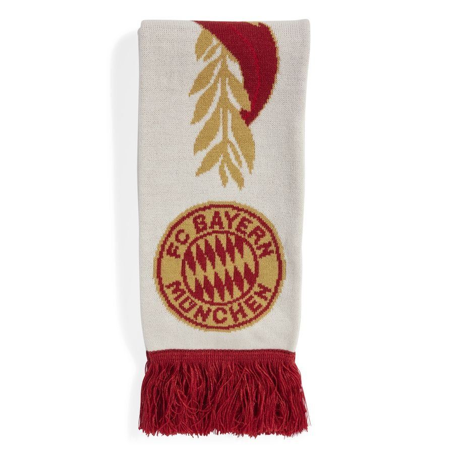 Bayern Munich Écharpe 125 Ans Anniversaire - Blanc/Pyrite/Bordeaux ÉDITION LIMITÉE