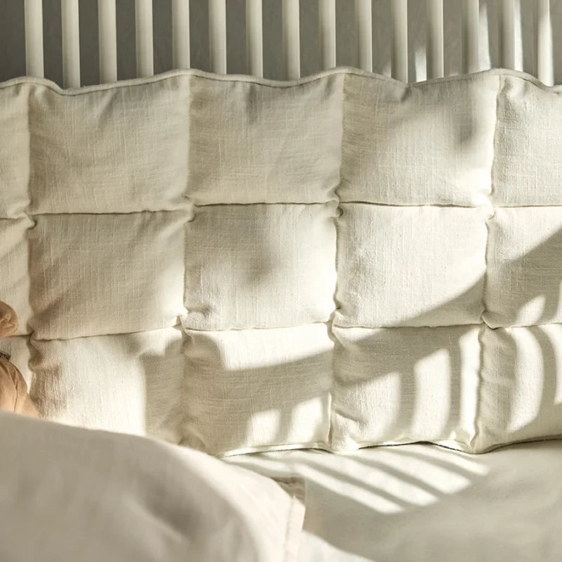 Organic Kapok Sengerand til Juniorseng 70x140 Soft Beige