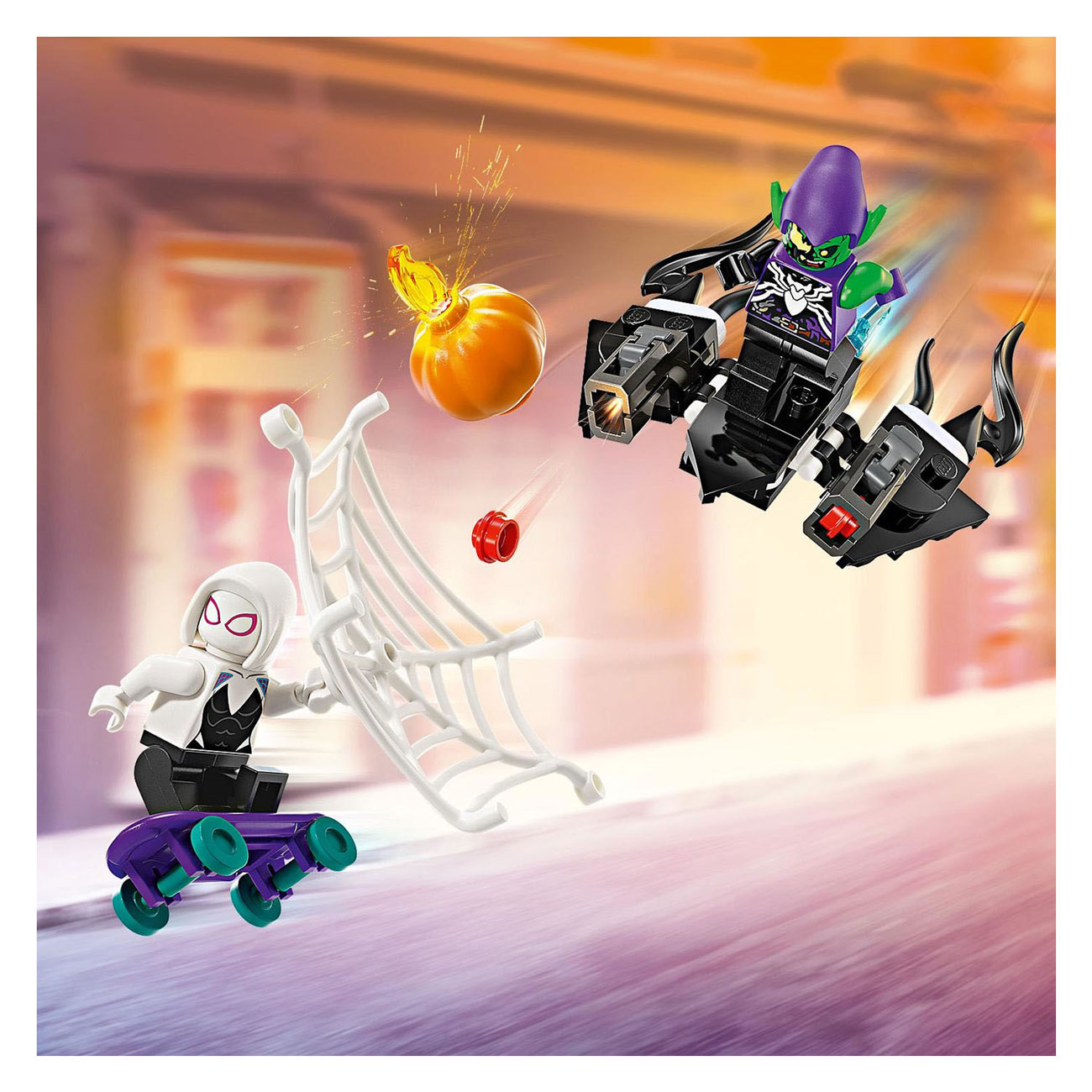 LEGO Super Heroes 76279 Spider-Man racewagen en Venom Green Goblin