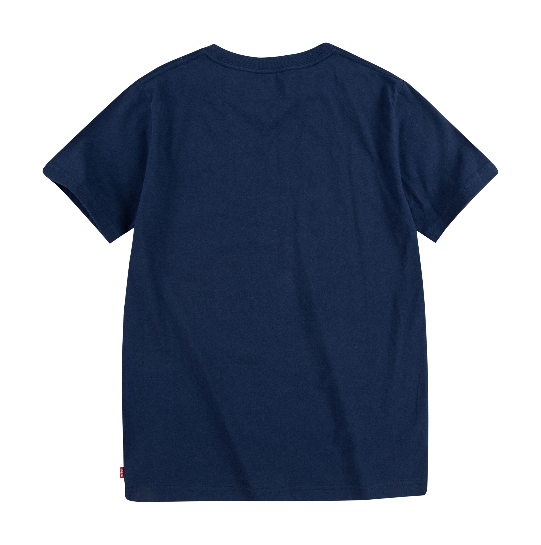 Tee-shirt col rond en coton | Bleu