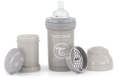 Twistshake Tåteflaske Anti-Kolikk 180 ml, Grå