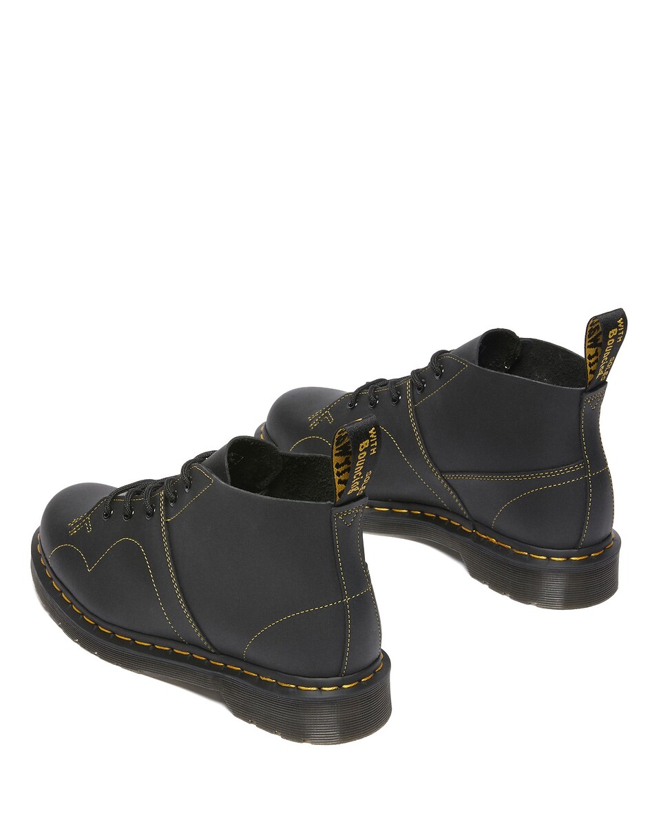 DR. MARTENS<br>Botas Church Monkey em couro oleoso
