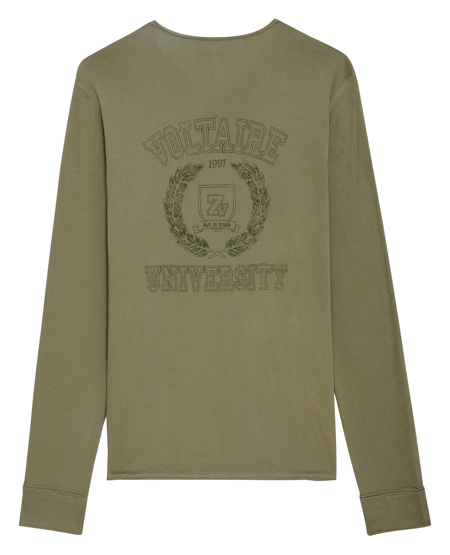 MONASTIR - Tee-shirt tunisien imprimé en coton bio | Vert