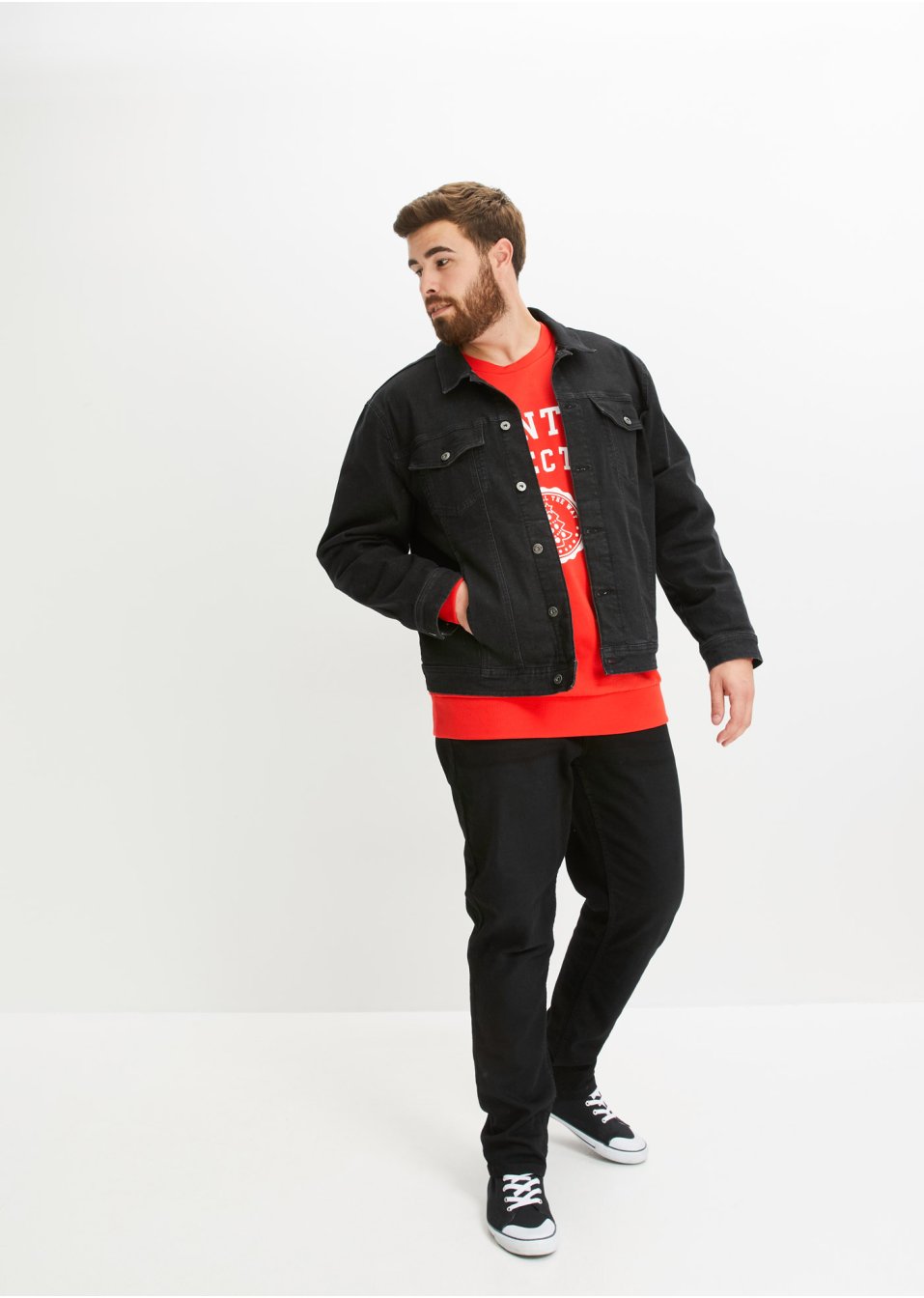 Sweat avec motif de Noël et coton bio