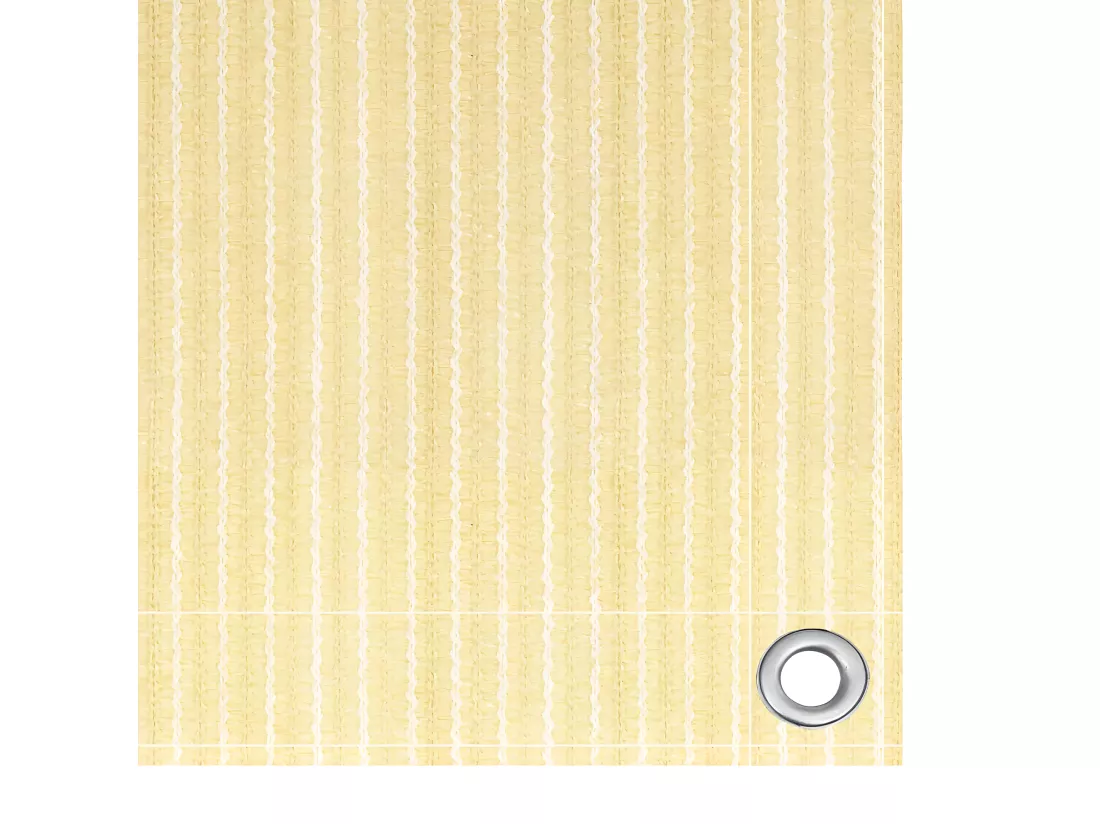 Écran de balcon Beige 120x500 cm PEHD
