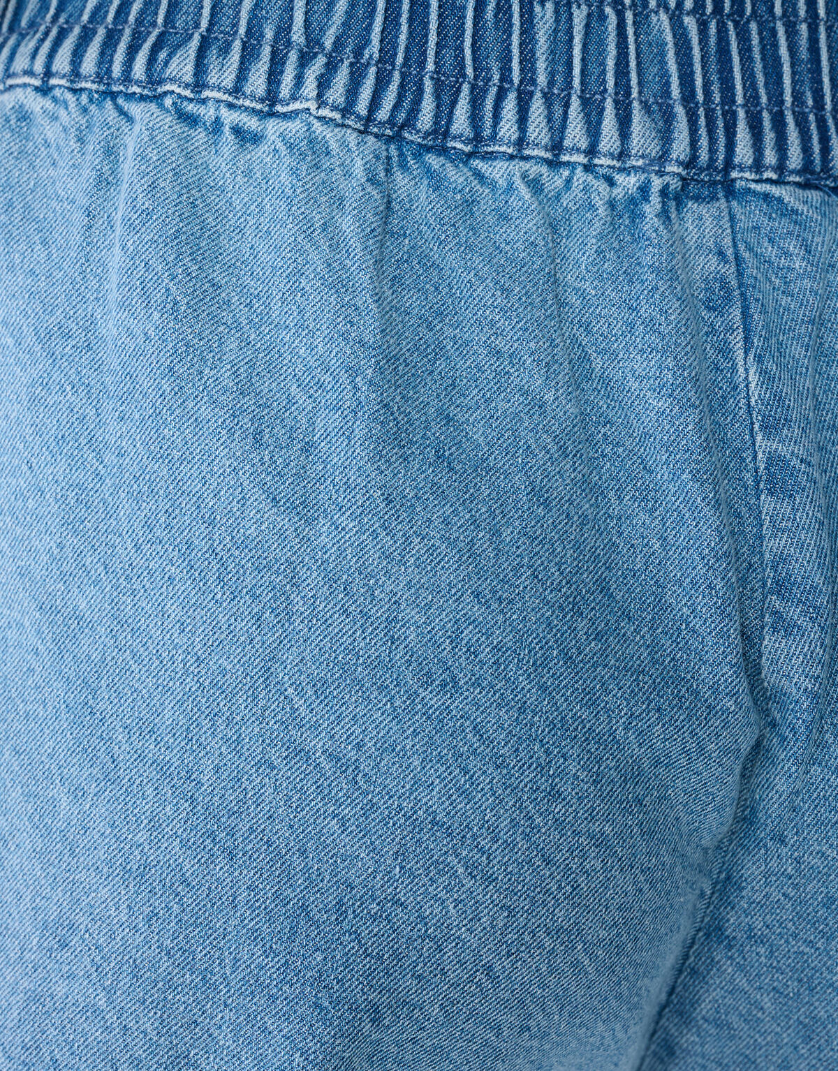 Strass Denim Short Blauw