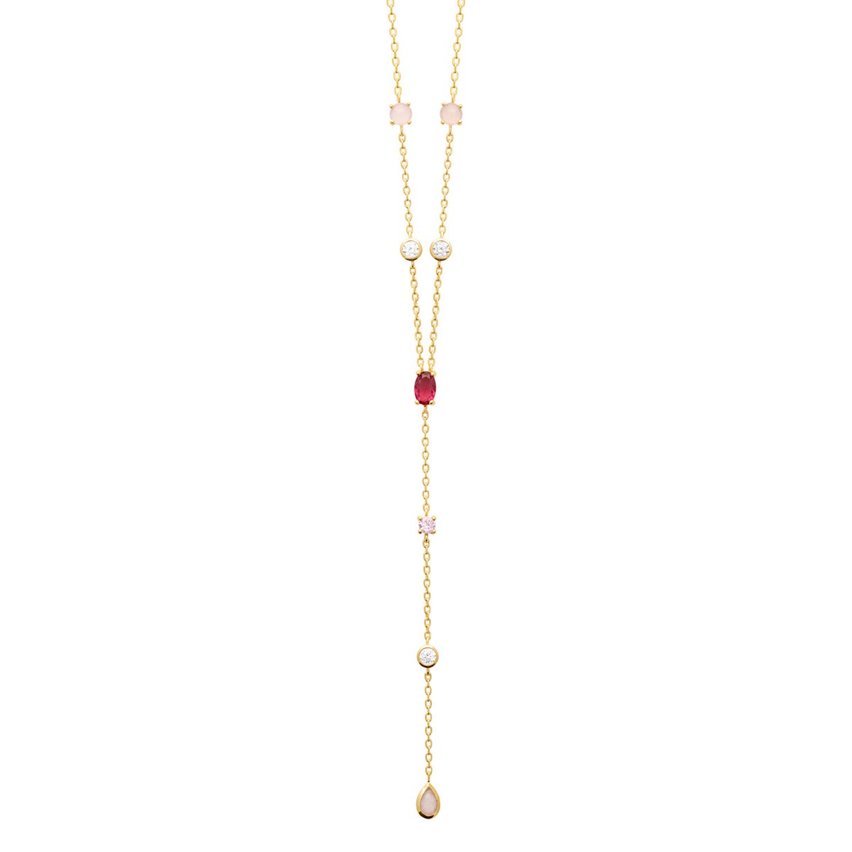 Collier Brillaxis en Y et oxydes de zirconium
