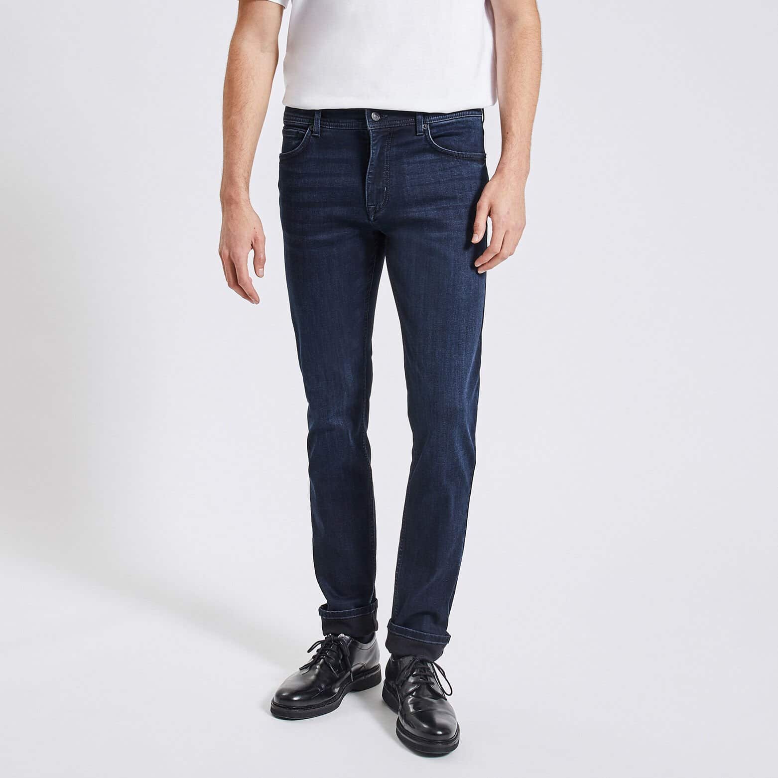 Jean slim urbanflex 4 longueurs Bleu