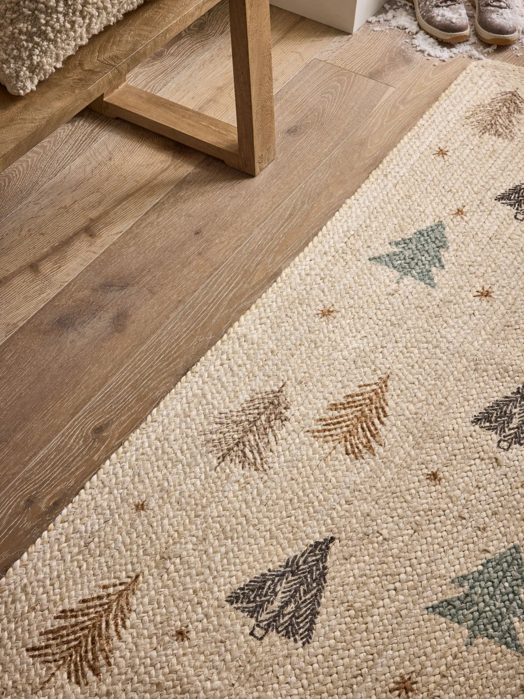 Kerstmis Skandi Tree Jute Loper