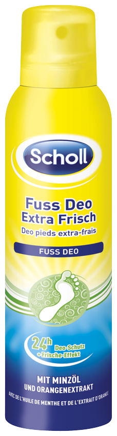 SCHOLL Fuss Deo<br>150 ml, Aerosol Spray, Extra Frisch