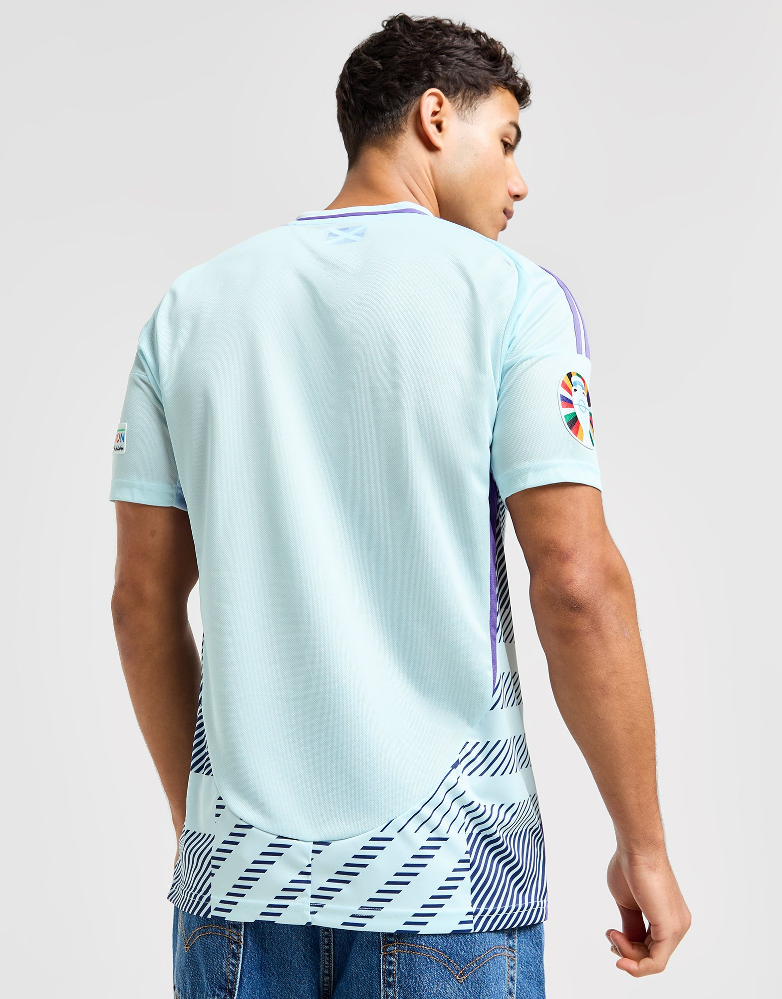 adidas Maillot Ecosse 2024/25 Euro Badge Match Extérieur Homme