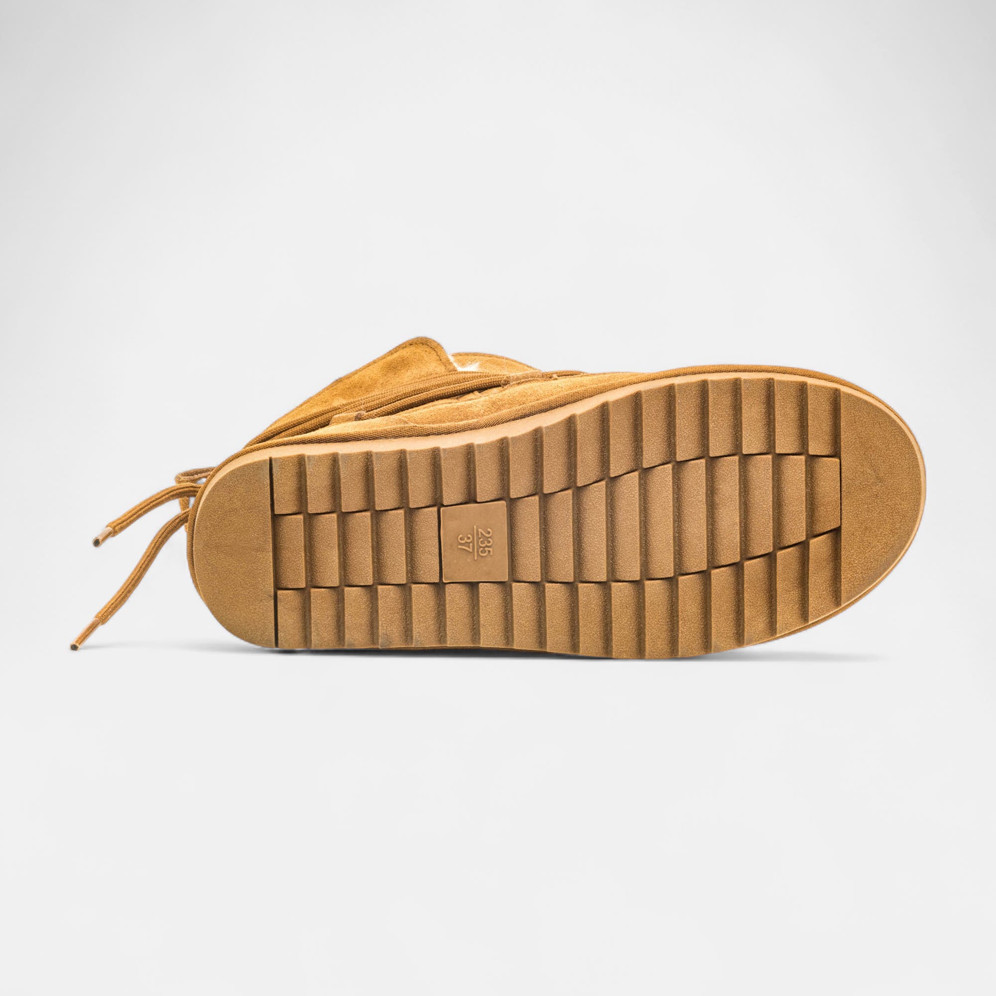 Boots Femme en cuir camel
