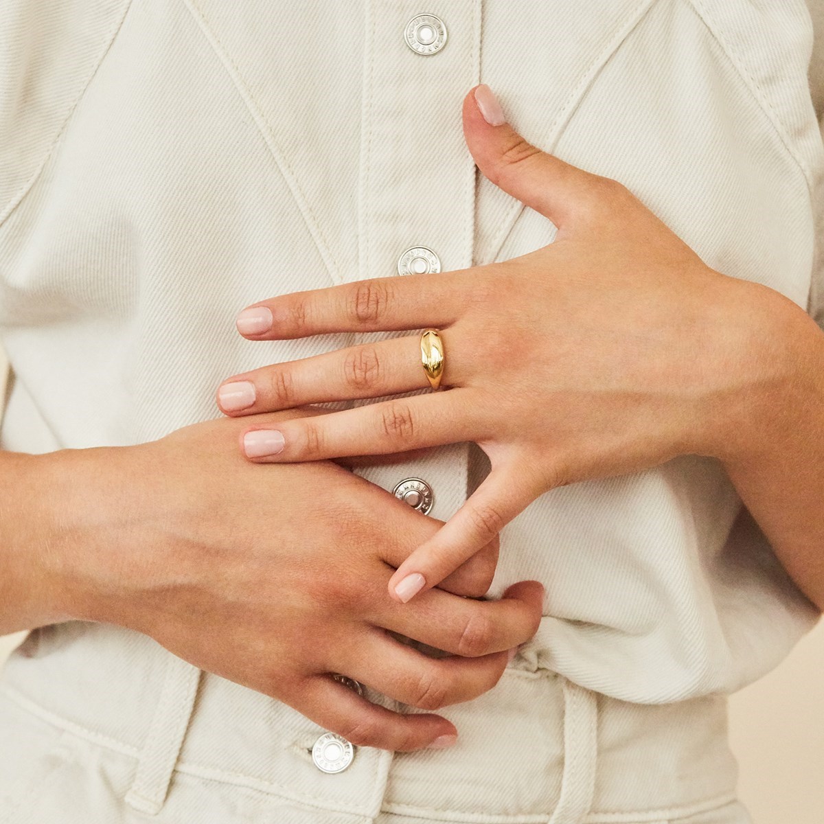 Bague en forme de bouche en Argent, Bisou