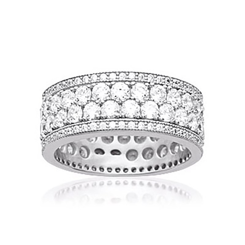 Bague Femme - Argent 925 - Oxyde de zirconium