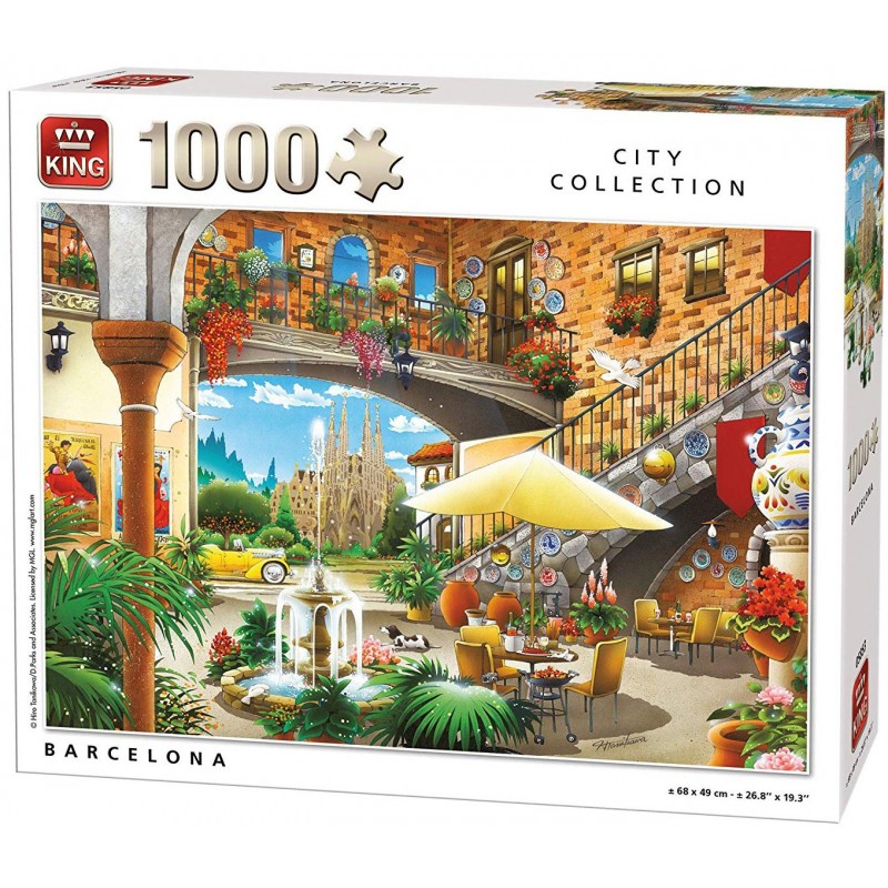 Puzzle 1000 pièces - Barcelone