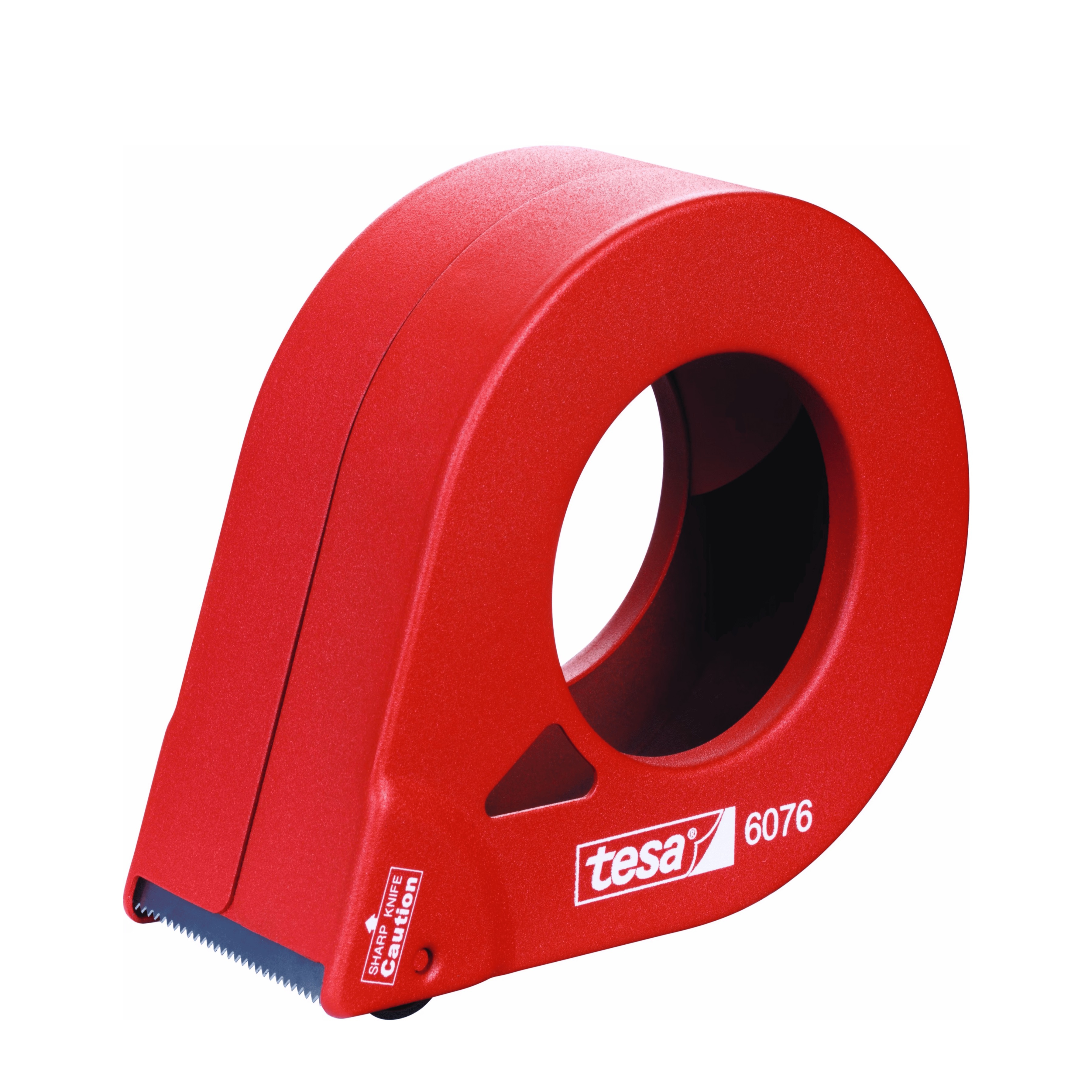 Pack Handabroller Packband Dispenser Tape Spender für 50mm Klebeband Rollen (06076-00001-01) - Rot