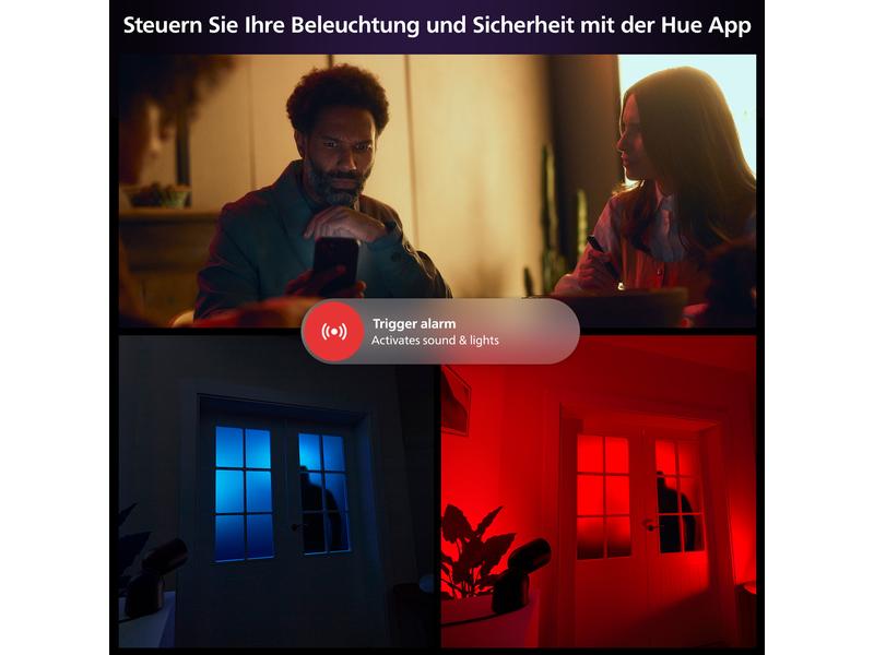 Philips Hue Secure Standfuss, Schwarz Standfuss