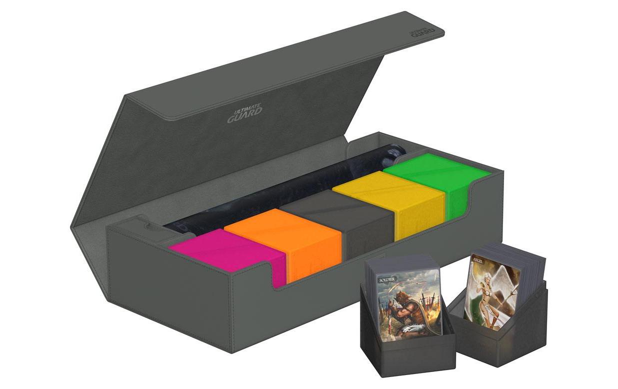 Kartenbox XenoSkin Superhive 550+ GrauHochwertige Box für Sammelkarten in Standardgrösse