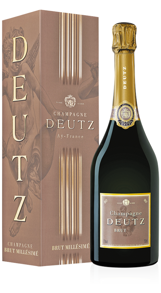 Champagne Deutz Brut millésimé 2014 coffret  Champagne-Champagne -Brut-