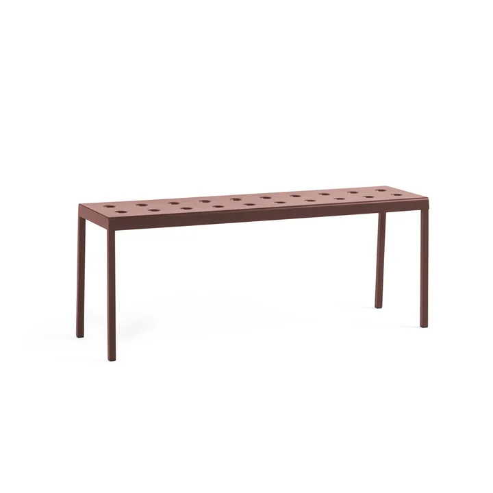 HAY - Balcony Bank, L 119,5 cm, iron red