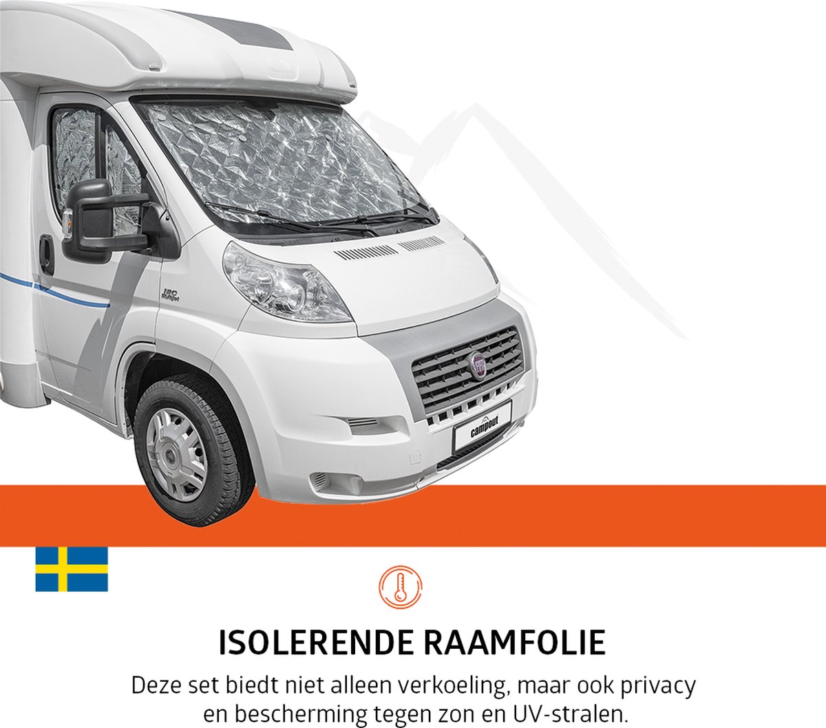 Campout Raamisolatieset - Fiat Ducato X250 vanaf 06-2006