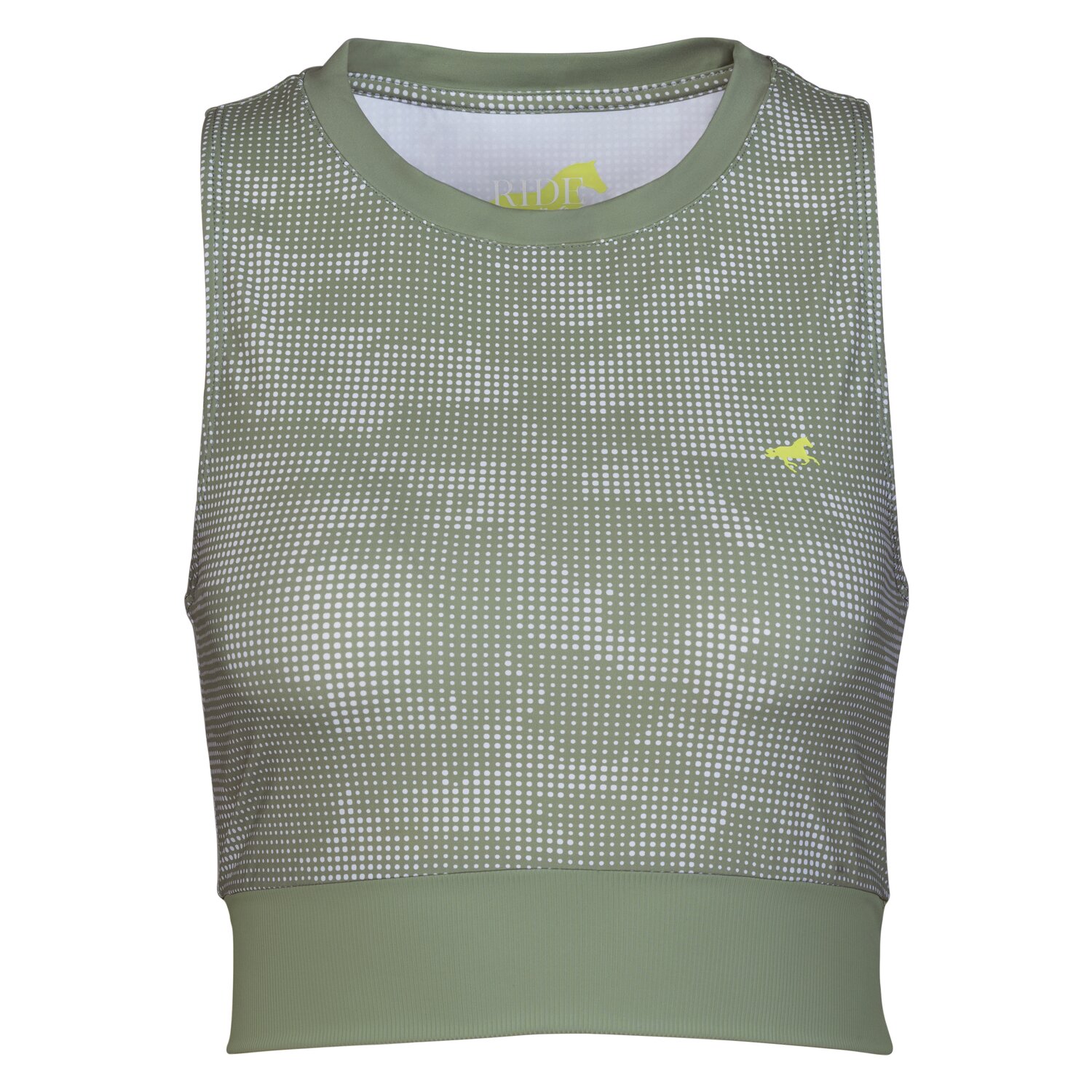 RIDE now Tanktop Cropped Darlington  - green allover - M