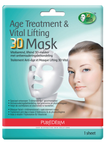Purederm Age Treatment & Vital Lifting 3D Gezichtsmasker 1 Stuk