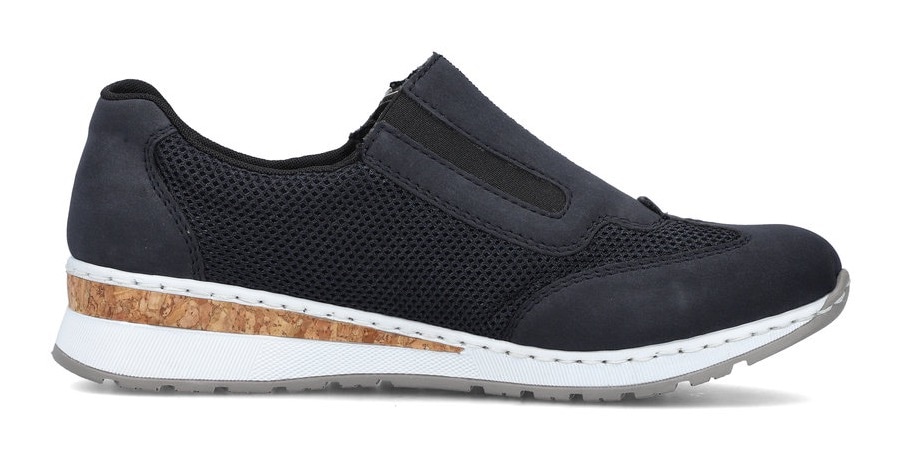 Rieker Slip-On Sneaker  Slipper, Schlupfschuh, Freizeitschuh im Materialmix